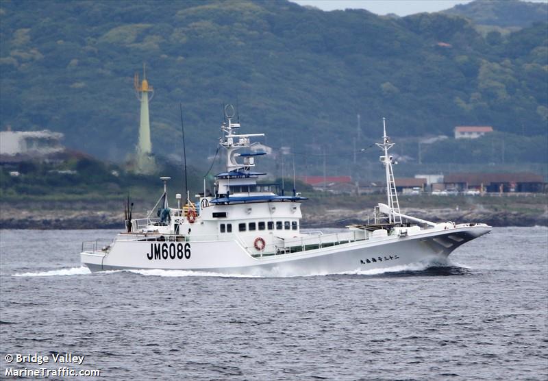 kaitokumaru no.23 (Fishing vessel) - IMO , MMSI 431600960, Call Sign JM6086 under the flag of Japan