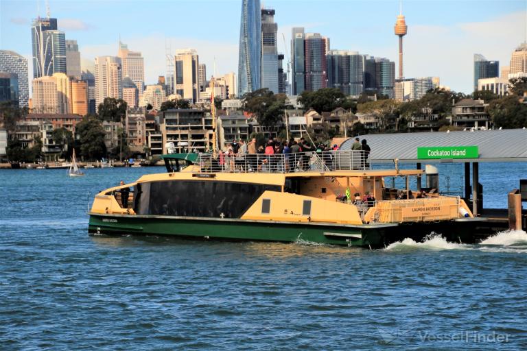 lauren jackson (Passenger ship) - IMO , MMSI 503106730 under the flag of Australia