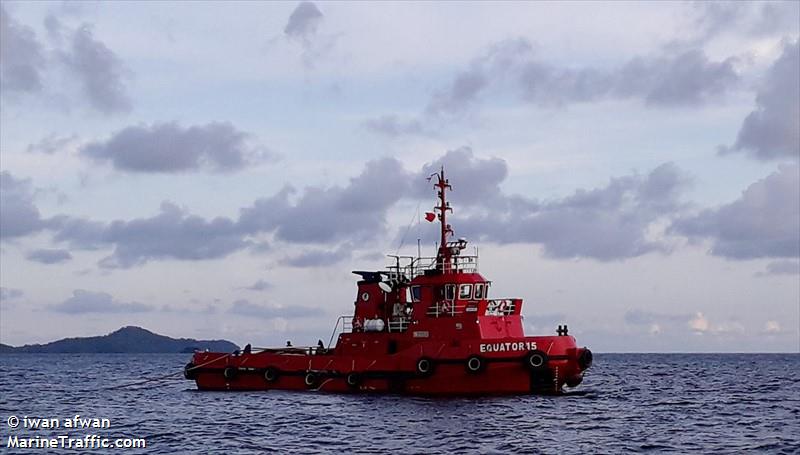 equator 15 (Towing vessel (tow>200)) - IMO , MMSI 525400106, Call Sign YDA6257 under the flag of Indonesia