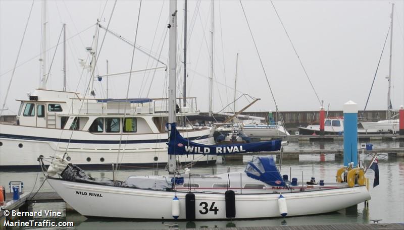 wild rival (Sailing vessel) - IMO , MMSI 235058519, Call Sign 2WBT under the flag of United Kingdom (UK)