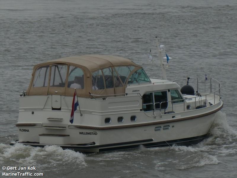 florina (Pleasure craft) - IMO , MMSI 244077699, Call Sign PF8521 under the flag of Netherlands