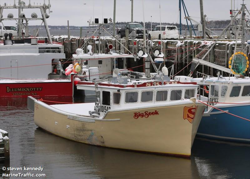 big sook (Fishing vessel) - IMO , MMSI 316003355, Call Sign CH 16 under the flag of Canada