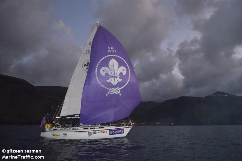 rotary scout (Sailing vessel) - IMO , MMSI 601059800, Call Sign ZR2573 under the flag of South Africa