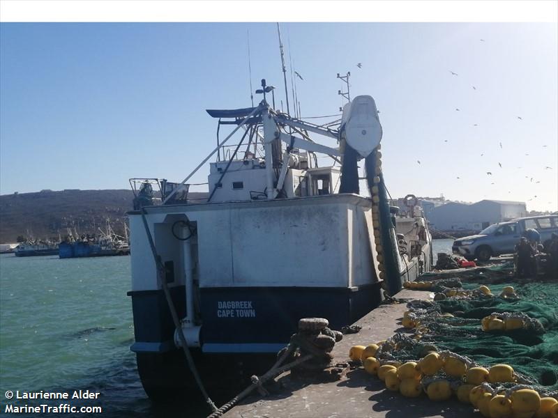 dagbreek (Fishing vessel) - IMO , MMSI 601263800 under the flag of South Africa