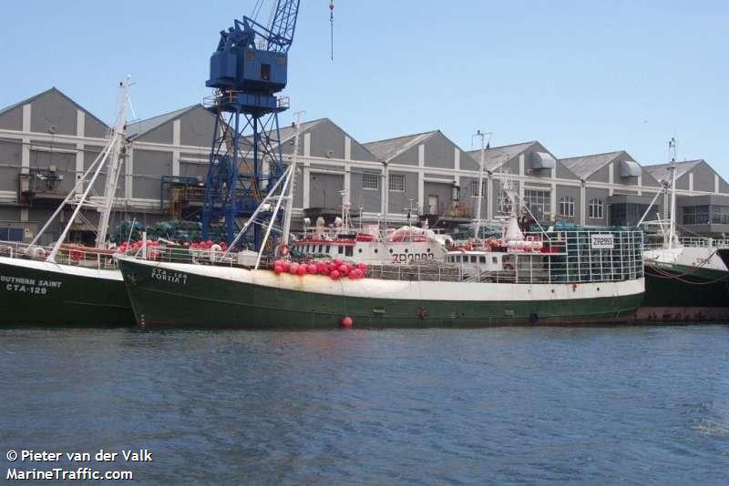 portia 1 (Fishing Vessel) - IMO 6416536, MMSI 601705000, Call Sign ZR2955 under the flag of South Africa