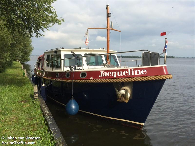 jacqueline (Pleasure craft) - IMO , MMSI 244049118, Call Sign PI7914 under the flag of Netherlands