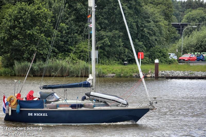 de nickel (Sailing vessel) - IMO , MMSI 244770218, Call Sign PD6356 under the flag of Netherlands