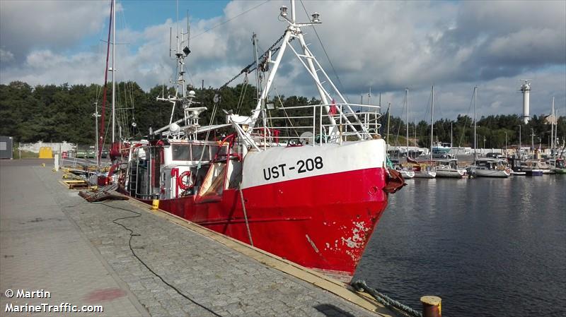 ust-208 (Unknown) - IMO , MMSI 261002770, Call Sign SPK2118 under the flag of Poland