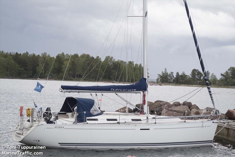 paula (Sailing vessel) - IMO , MMSI 265725400, Call Sign SE6516 under the flag of Sweden