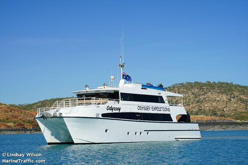 odyssey (Passenger ship) - IMO , MMSI 503035910, Call Sign VHW5872 under the flag of Australia