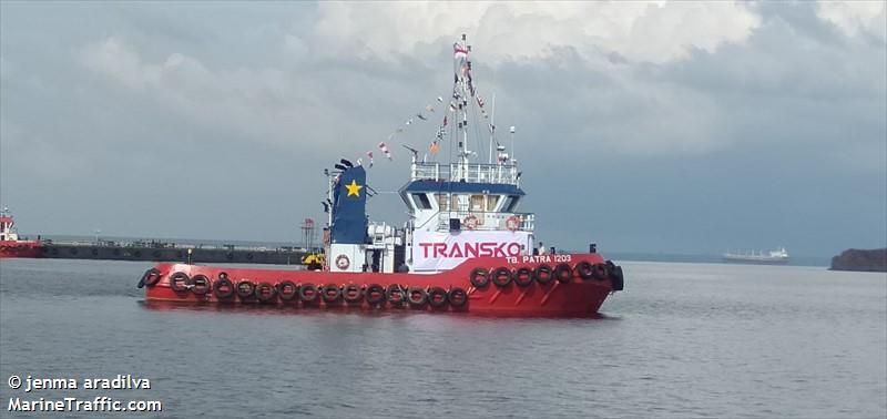 tb patra 1203 (Towing vessel) - IMO , MMSI 525012113 under the flag of Indonesia