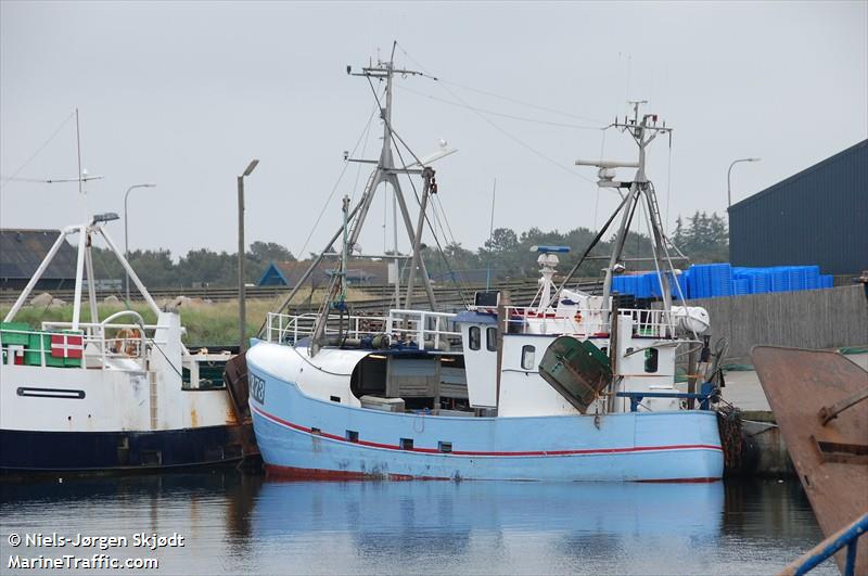 fv marie astrid (Fishing vessel) - IMO , MMSI 219009229, Call Sign XP4668 under the flag of Denmark