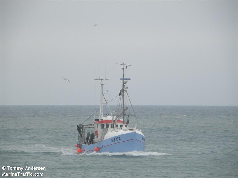 femernsund (Fishing vessel) - IMO , MMSI 219009244, Call Sign XP2779 under the flag of Denmark