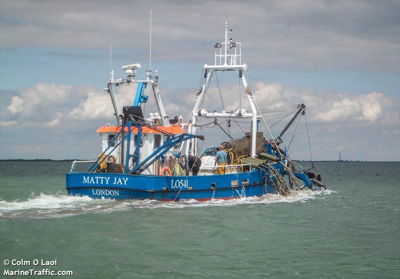 matty jay (Fishing vessel) - IMO , MMSI 235040079, Call Sign MWXJ9 under the flag of United Kingdom (UK)