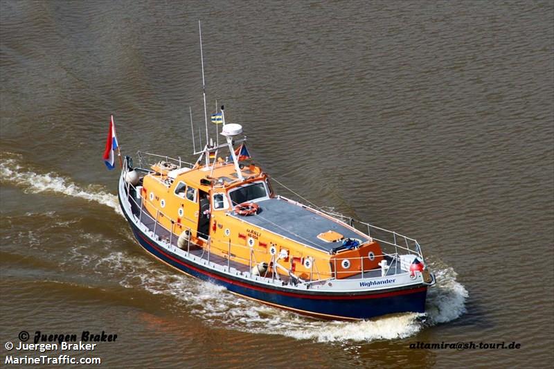 highlander (Pleasure craft) - IMO , MMSI 244050407, Call Sign PD9719 under the flag of Netherlands