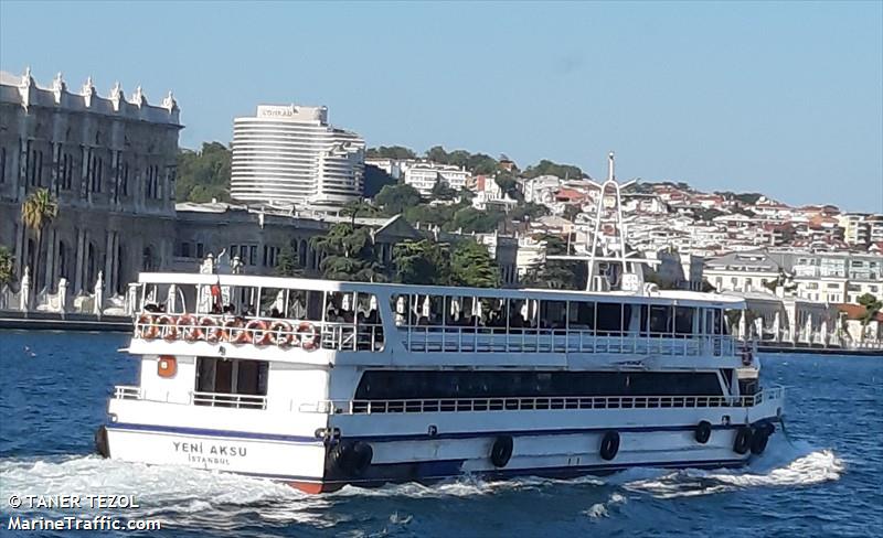 yeni aksu (Passenger ship) - IMO , MMSI 271010513, Call Sign TC9325 under the flag of Turkey