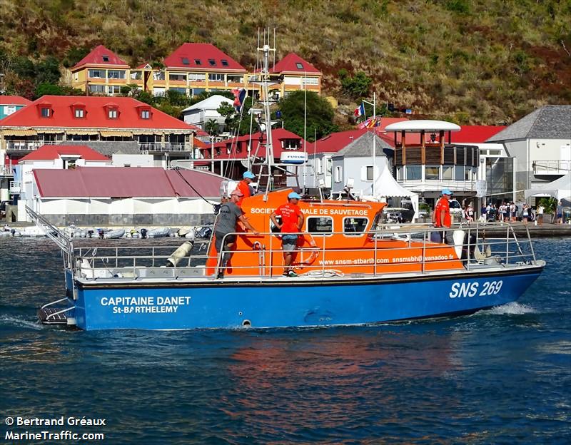 capitaine danet (SAR) - IMO , MMSI 329004930, Call Sign FGF5384 under the flag of Guadeloupe