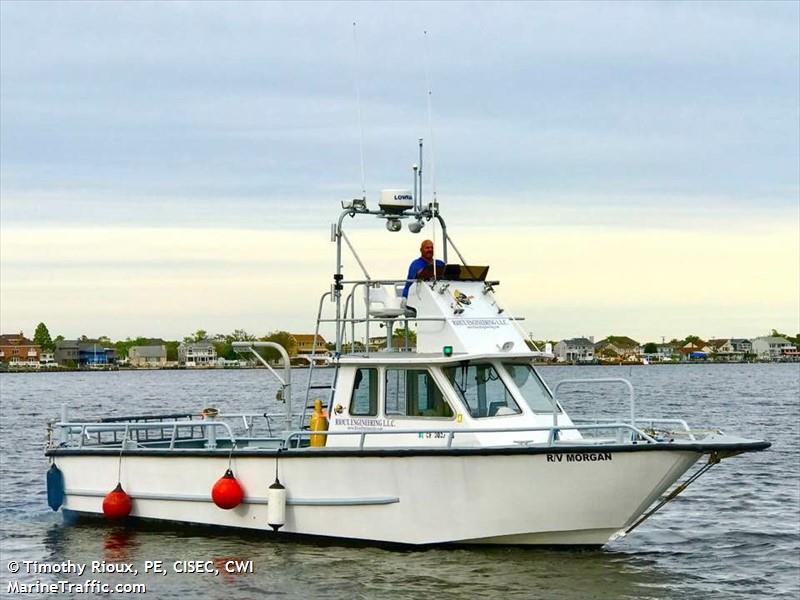 rv morgan (Dredging or UW ops) - IMO , MMSI 368078470, Call Sign WDK6824 under the flag of United States (USA)