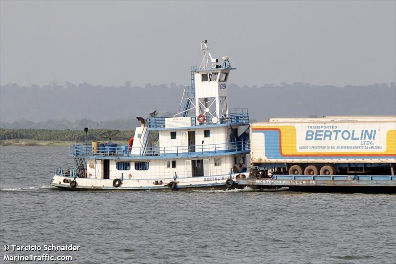 bertolini xvi (Tug) - IMO , MMSI 710000882, Call Sign PR9076 under the flag of Brazil