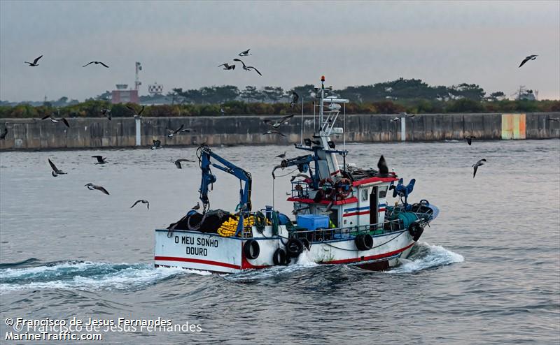 o meu sonho (Fishing vessel) - IMO , MMSI 263422260, Call Sign CUCY3 under the flag of Portugal