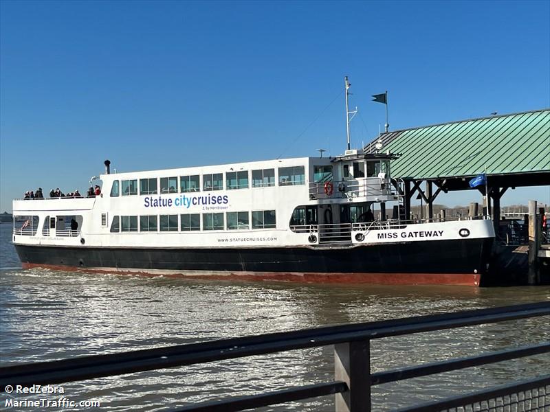 miss gateway (Passenger ship) - IMO , MMSI 367799580, Call Sign WDJ6619 under the flag of United States (USA)