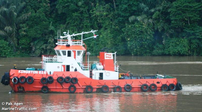 tb kingston 616 (Cargo ship) - IMO , MMSI 525300976 under the flag of Indonesia