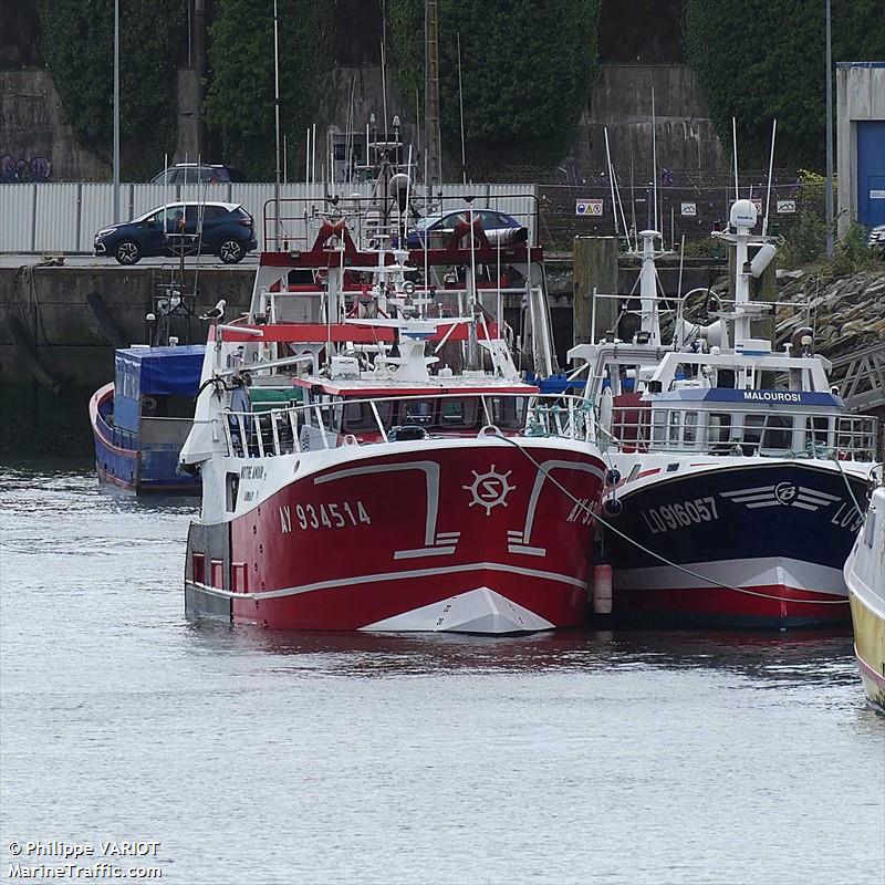 myamour (Fishing vessel) - IMO , MMSI 227867030, Call Sign FAF5284 under the flag of France