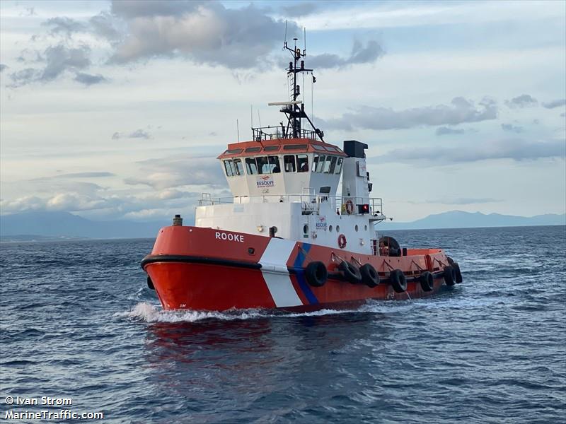 rooke (Tug) - IMO , MMSI 236112560, Call Sign ZDRK6 under the flag of Gibraltar