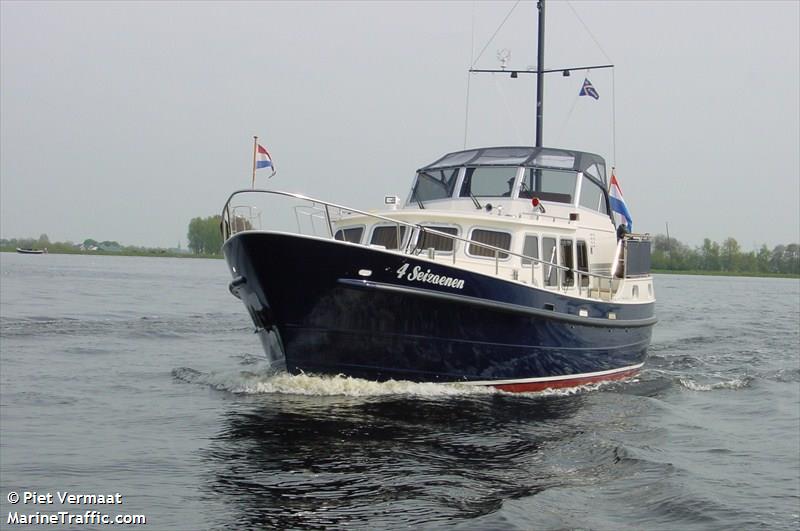 4seizoenen (Pleasure craft) - IMO , MMSI 244770162, Call Sign PI7381 under the flag of Netherlands