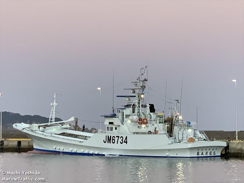 seiryu maru no.5 (Fishing vessel) - IMO , MMSI 432425000, Call Sign JM6734 under the flag of Japan