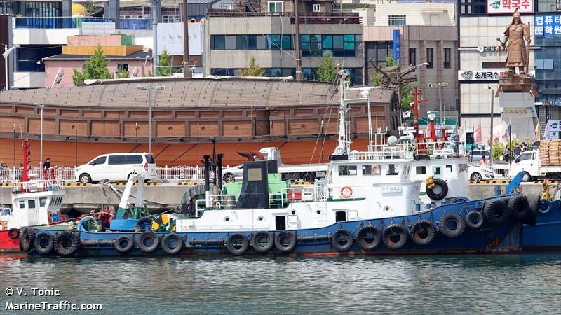 202 geum shin (Tug) - IMO , MMSI 440197710, Call Sign 190016 under the flag of Korea