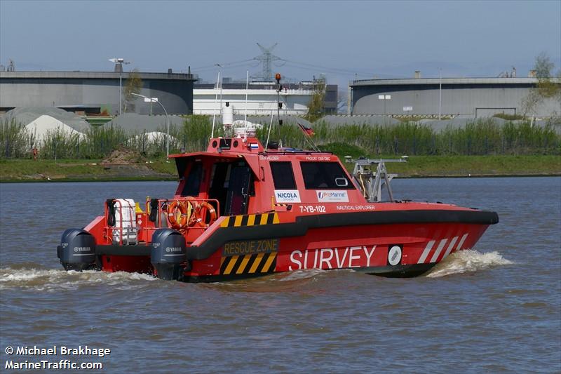 nautical explorer (Dredging or UW ops) - IMO , MMSI 244063583, Call Sign PF3583 under the flag of Netherlands