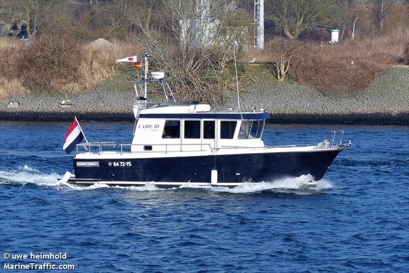 cajou iii (Pleasure craft) - IMO , MMSI 244810229, Call Sign PA6170 under the flag of Netherlands