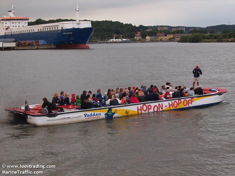 paddan 7 (Passenger ship) - IMO , MMSI 265650570, Call Sign SEGK under the flag of Sweden