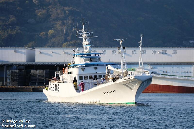 chokyumaru no.23 (Fishing vessel) - IMO , MMSI 431426000, Call Sign JH3483 under the flag of Japan