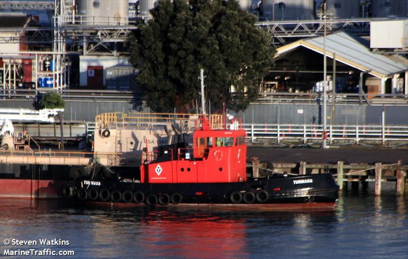 turihaua (Tug) - IMO , MMSI 512001787, Call Sign ZM 2184 under the flag of New Zealand