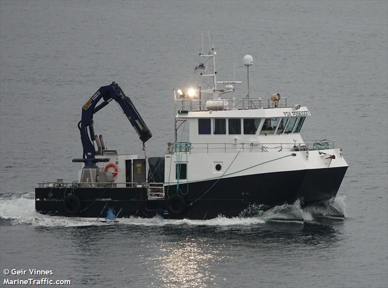 fox poseidon (Diving ops) - IMO , MMSI 257223500, Call Sign LG2600 under the flag of Norway