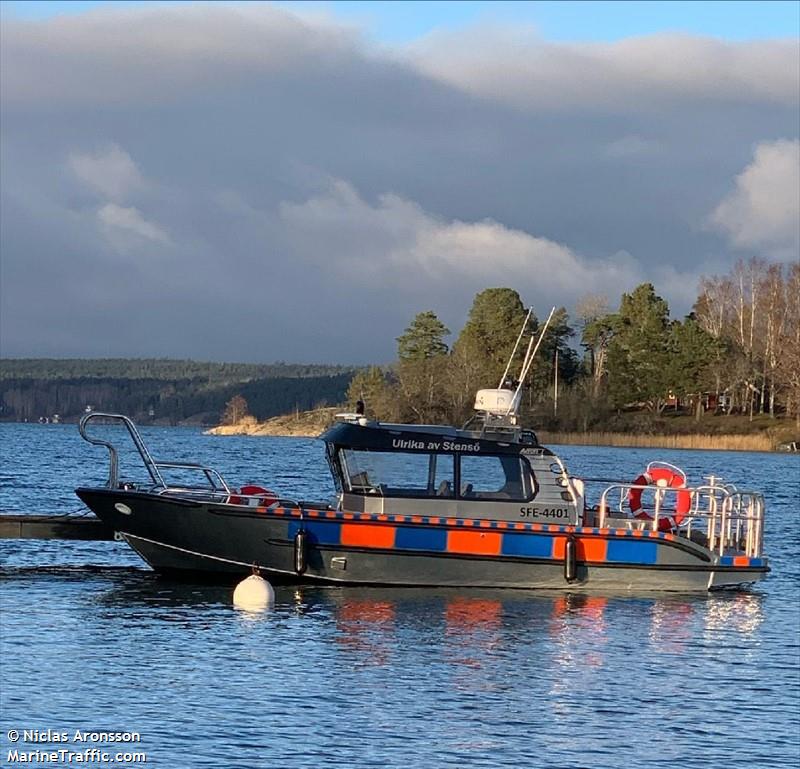 ulrika af stenso (Passenger ship) - IMO , MMSI 265010860, Call Sign SFE4401 under the flag of Sweden