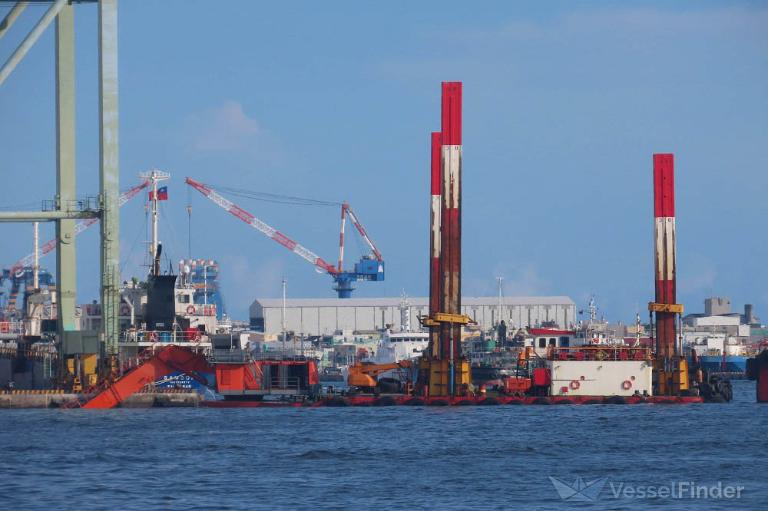 hung shing no.1 (Dredging or UW ops) - IMO , MMSI 416006714 under the flag of Taiwan