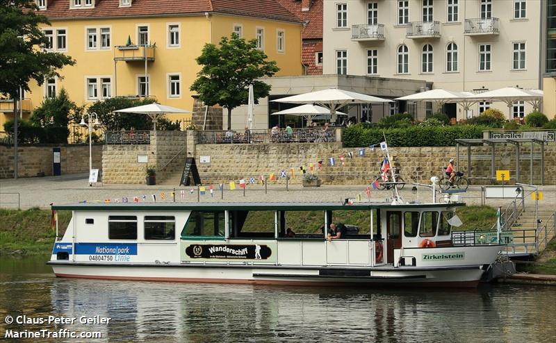 zirkelstein (Passenger ship) - IMO , MMSI 211143610, Call Sign DF3406 under the flag of Germany