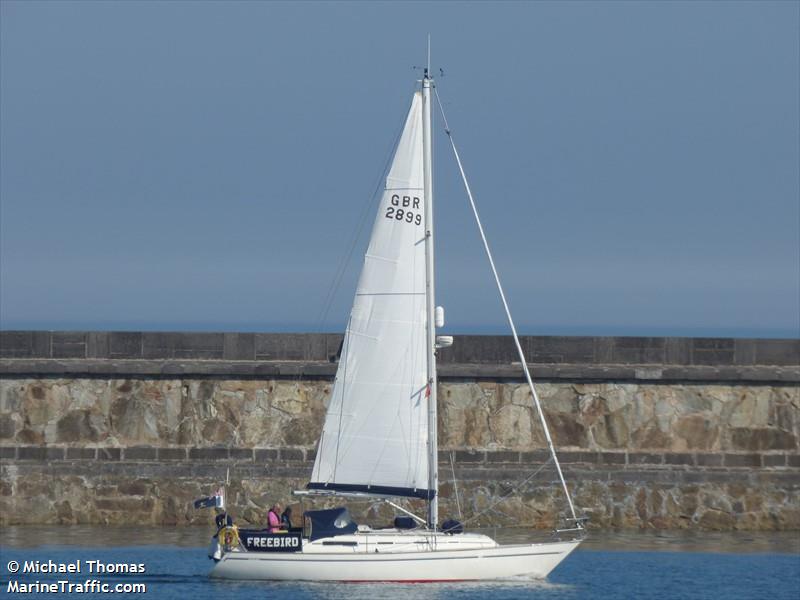 freebird (Sailing vessel) - IMO , MMSI 235014773, Call Sign MDGZ9 under the flag of United Kingdom (UK)