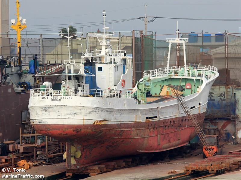 78dukmyung (Fishing vessel) - IMO , MMSI 440195040, Call Sign 378DM under the flag of Korea