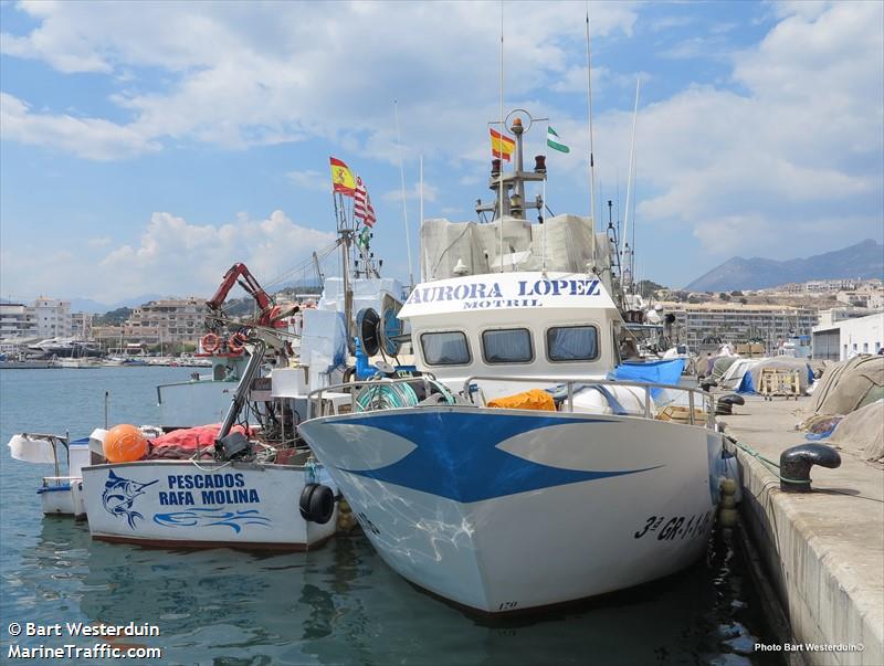 aurora lopez (Fishing vessel) - IMO , MMSI 224183630, Call Sign EA5569 under the flag of Spain