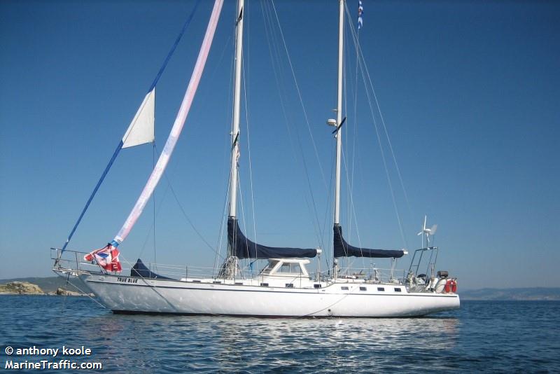 true blue (Sailing vessel) - IMO , MMSI 235066507, Call Sign 2BIZ2 under the flag of United Kingdom (UK)