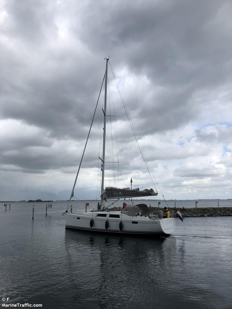 rose des vents (Sailing vessel) - IMO , MMSI 244136399, Call Sign PD4993 under the flag of Netherlands