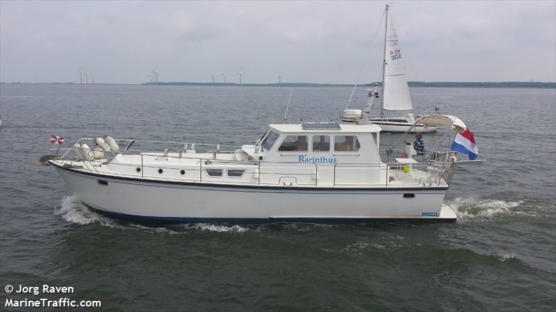 barinthus (Pleasure craft) - IMO , MMSI 244650092, Call Sign PE 4079 under the flag of Netherlands