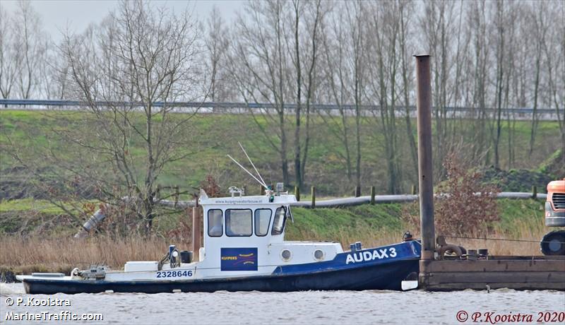 audax 3 (Dredging or UW ops) - IMO , MMSI 244870749, Call Sign PD4162 under the flag of Netherlands