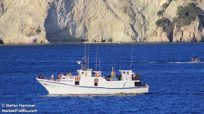 rosario padre (Fishing vessel) - IMO , MMSI 247149640, Call Sign IVKO under the flag of Italy