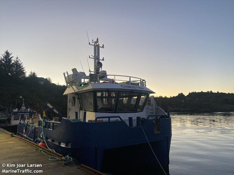 christina (Cargo ship) - IMO , MMSI 257627700, Call Sign LG9687 under the flag of Norway