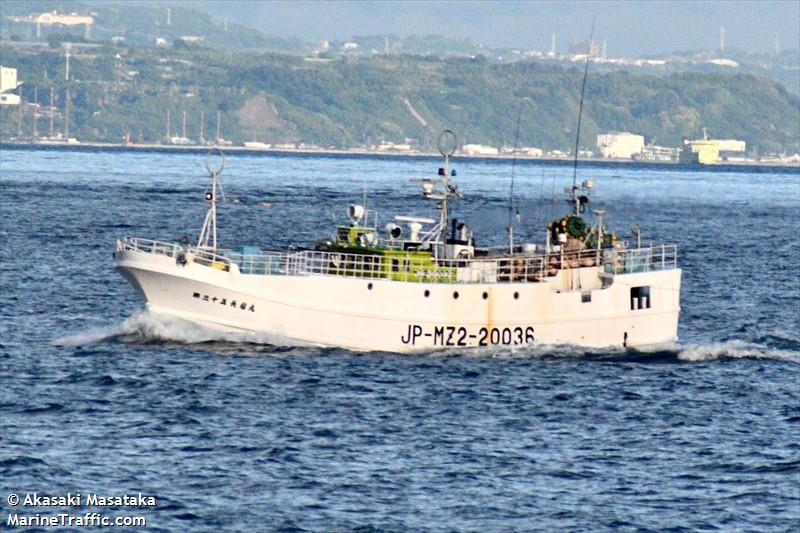 no.35 choufukumaru (Fishing vessel) - IMO , MMSI 431602029 under the flag of Japan